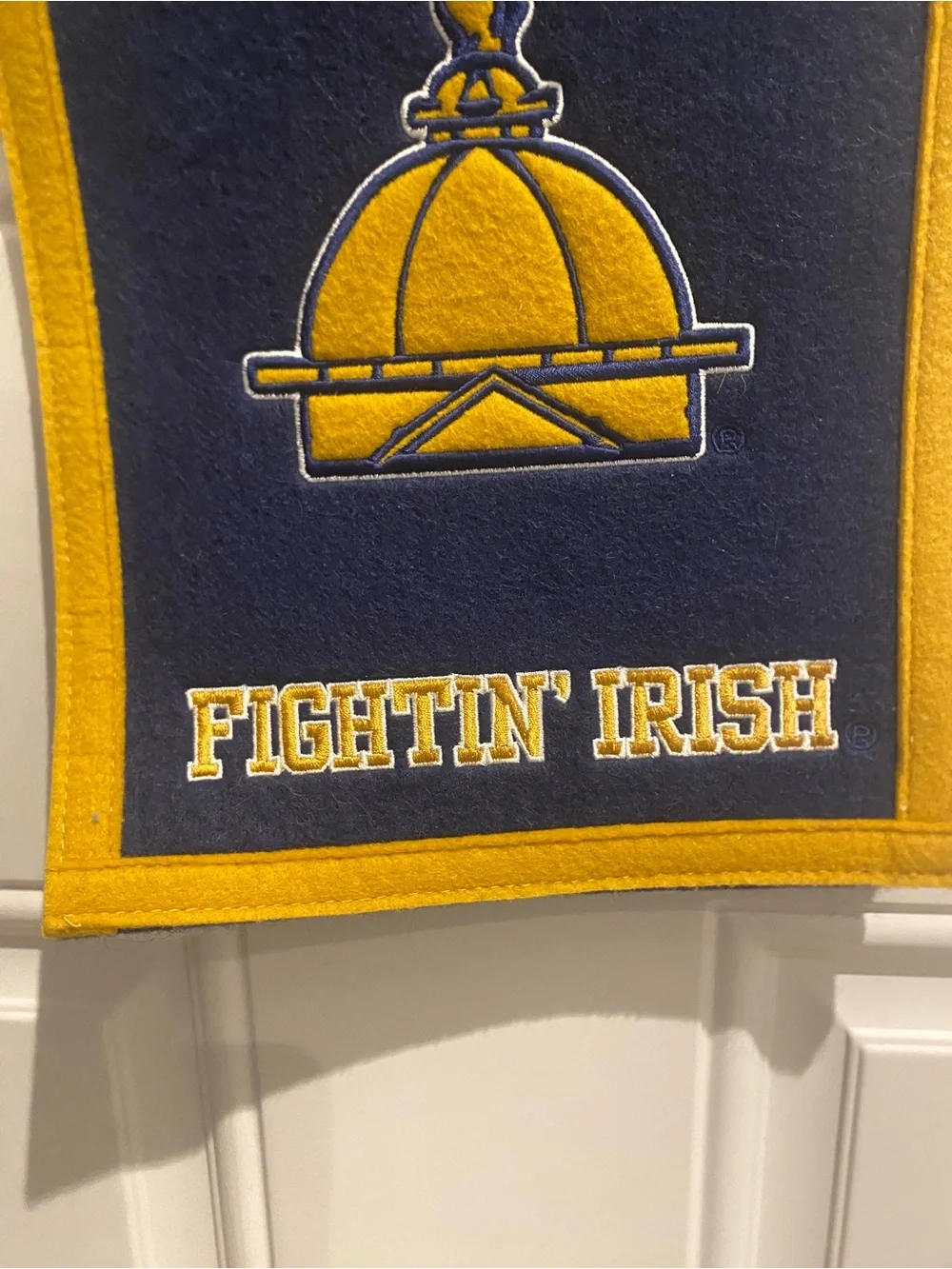 Notre Dame Fighting’ Irish Pennant - Winning Streak 30x8” - Picture 5 of 10